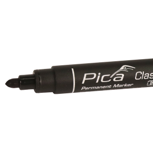 Pica Classic Permanentmarker, schwarz, Rundspitze 1-4mm