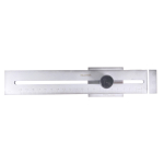 WELDINGER Edelstahl-Streichmaß 0-200 mm mit Feststellschraube aus Metall
