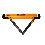 WELDINGER Sägebock 2er-Set verstellbar belastbar bis 650 kg pro Bock