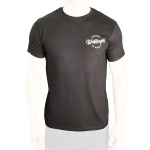 T-Shirt WELDINGER mit Logoprint schwarz oder weiß Größe S-XXL