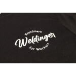 T-Shirt WELDINGER mit Logoprint schwarz Größe XL