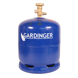 Aktionsset GARDINGER PROFILL907-Gas Flasche 2,5kg  + Umfüllschlauch + Adapter-- leere selbst befüllbare Propangasflasche f.VW California (Alternative zur GAZ R907)