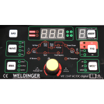 B-Ware WELDINGER WE 234P AC/DC digital WIG-Schweißinverter für Aluminium 230 A