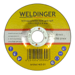 WELDINGER Schruppscheibe 125x22,23x6 mm gekröpft...