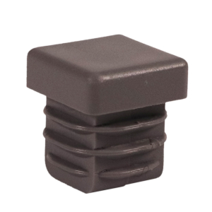Endkappen 15x15 Gleiter grau für Quadratrohre