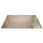 ALU Tischauflage gelocht 1000x600x2 mm für Arbeiten...