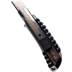 Robustes Unimesser Metall / Gummi mit 18 mm Abbrechklinge Cuttermesser WELDINGER