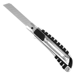 Robustes Unimesser Metall / Gummi mit 18 mm Abbrechklinge...