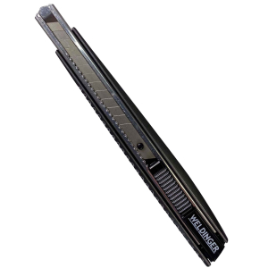 filigranes Cuttermesser 9 mm Metall auch für Linkshänder WELDINGER