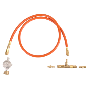 Anschlussset fr SKOTTI MAX SK096 EAN 4251314297198 ohne BOX  SKOTTI DUO 1,3m Adapterschlauch Skotti-Grill mit Schnellkupplung beide Seiten  und Regler 2,5bar