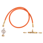 Anschlussset für SKOTTI MAX SK096 EAN 4251314297198 ohne BOX  SKOTTI DUO 1,3m Adapterschlauch Skotti-Grill mit Schnellkupplung beide Seiten  und Regler 2,5bar