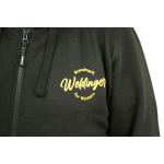 Sweatjacke schwarz Gr.S-XXL mit Reißverschluss...