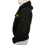 Sweatjacke schwarz Gr.L mit Reißverschluss Kapuze WELDINGER Logoprint