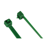 Mehrweg-Kabelbinder, wiederlösbar 4,8 x300 mm, 100 Stück, grün