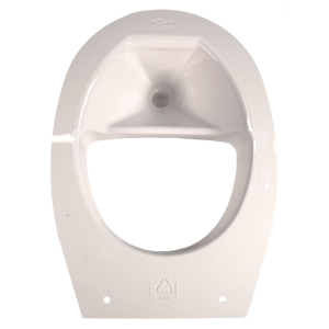 Trocken Trenn Toilette INI Kompostklo Trenneinsatz ABS weiß mit 1,5 m Spiralschlauch