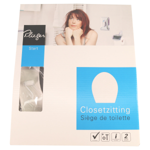 Trocken Trenn Toilette INI Kompostklo Trenneinsatz ABS wei mit 1,5 m Spiralschlauch