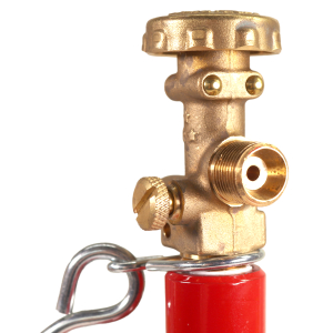B-Ware Kleinstflasche leere befllbare Handwerkerflasche 0,425 kg Propan nahtlos gezogen mit Fu