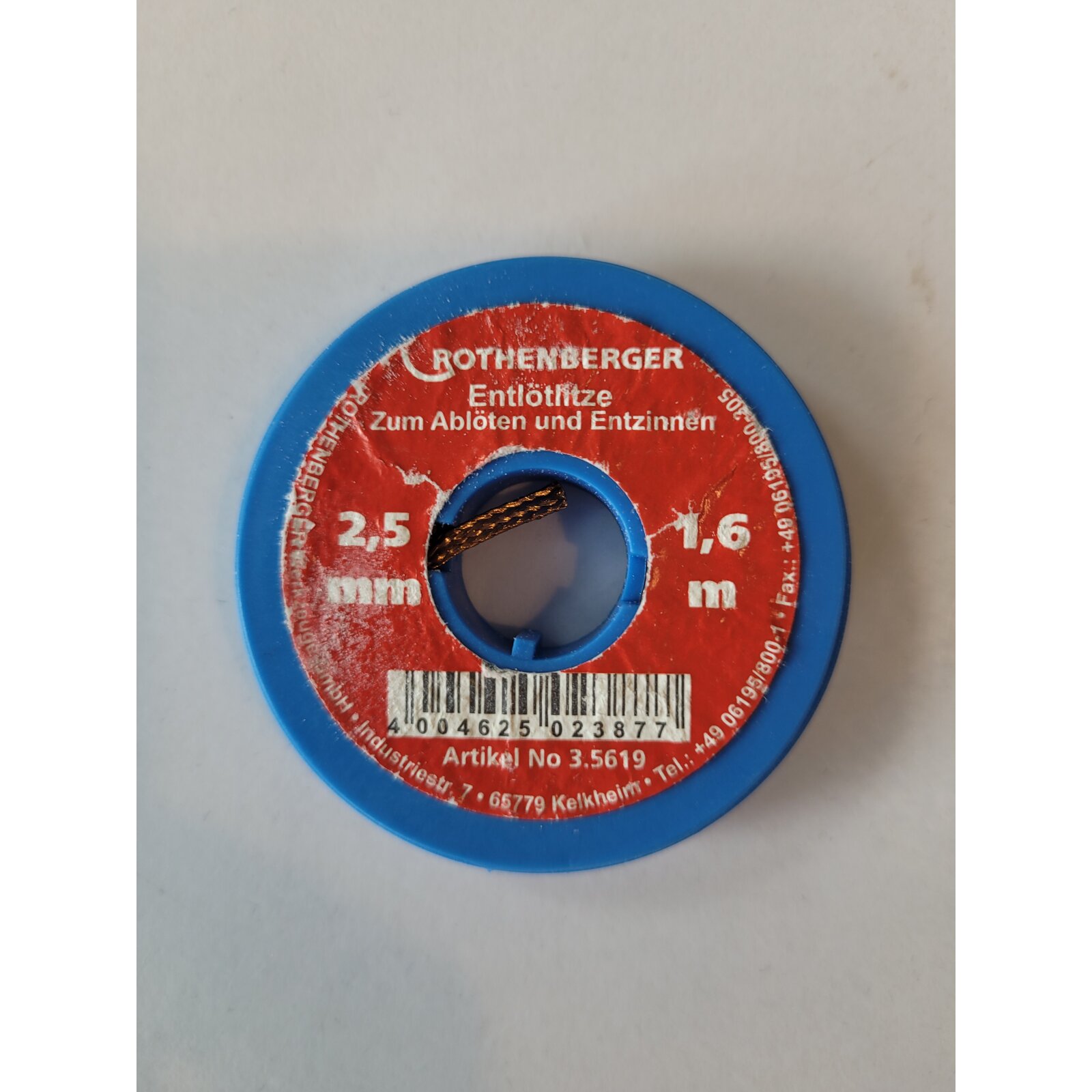GootWick Entlötlitze 2.0mm 20m