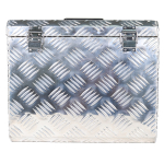 WELDINGER Aluminium Transportkiste 42 x 35 x 25 cm, Werkzeugkiste Aufbewahrungsbox Alu-Koffer