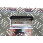 WELDINGER Aluminium Transportkiste 42 x 35 x 25 cm, Werkzeugkiste Aufbewahrungsbox Alu-Koffer