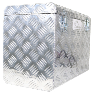 WELDINGER Aluminium Transportkiste Gro 55 x 30 x 40 cm, Werkzeugkiste Aufbewahrungsbox Alu-Koffer