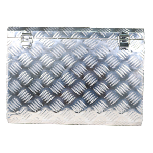 WELDINGER Aluminium Transportkiste Gro 55 x 30 x 40 cm, Werkzeugkiste Aufbewahrungsbox Alu-Koffer