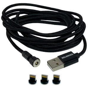 magnetisches USB- Ladekabel 540° TYP C Micro USB oder I-Phone
