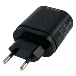 Qualitäts USB 4-fach Schnell-Ladegerät 100-240V  0,5A    5V/ 3A  9V / 2A 12V / 1,5A