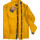 Leder-Schweißerjacke gelb Größe M