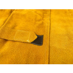 Leder-Schweißerjacke gelb Größe XL