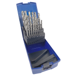 HSS-CO DREISCHNEIDER Metallspiralbohrer Set 25-teilig 1-13mm