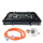 Duo base Campingkocher schwarz zweiflammig im Set mit Schlauch und Regler 30 mbar