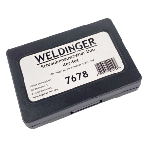 Schraubenausdreher 4-teiliger Satz fr Schrauben mit schadhaftem Kopf WELDINGER