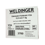 Edelstahl Fülldraht 0,8 mm/1 kg V2A Kleinrolle...