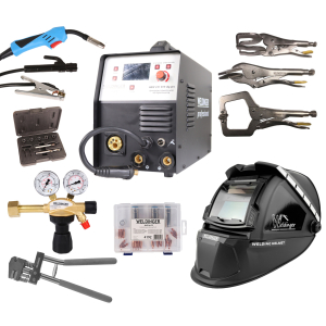WELDINGER MEW 231 SYN dig pro MIG-MAG-Schweißinverter KFZ Aktionsset