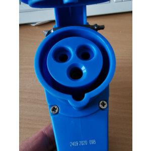 CEE 230V 16A Kupplung blau  1-16 blauer Dose + Schuko Dose in einem