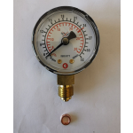 Arbeitsdruckmanometer Argon / CO²  0 - 30 l/min...