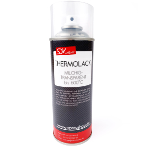 Thermolack Auspufflack Transparent matt -Spray für  Metalle 400 ml Spraydose bis 600°C