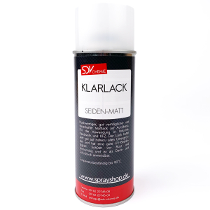 Lackspray Klarlack seidenmatt  Acrylbasis 400 ml Spraydose