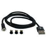 magnetisches USB- Ladekabel 540° SET I-Phone 1m + 3x...