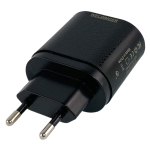 SET 4er Ladegerät3.0 + 2m magnetisches USB- Ladekabel 540° + 3x USB TYP C