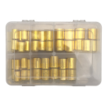 WELDINGER Schlauchhülsen Sortiment aus Messing von 10 mm - 18 mm je 10 Stück