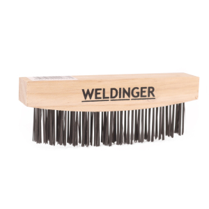 SET WELDINGER Schlackehammer COMBI mit Stahl Drahtbrste 3-reihig + Ersatzdrahtbrste