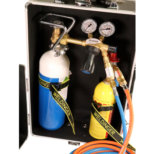 Lötfreund Ossi Sonderedition Hartlöt- und Kleinschweißgerät mit 2L Sauerstoffflasche 3 m Schlauch im Koffer MWW