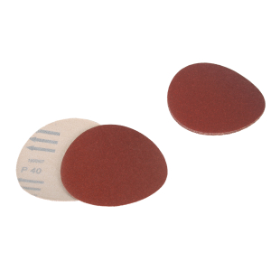 Haft-Schleifscheiben fr Excenterschleifer,  125 mm 3 x 40er, 2 x 60er Krnung ungelocht