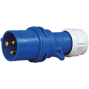CEE 230V Stecker blau  1-16