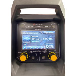 MIG 301 SYN PULS PRO LCD Profi-Schweiinverter mit Puls und Doppelpuls WELDINGER