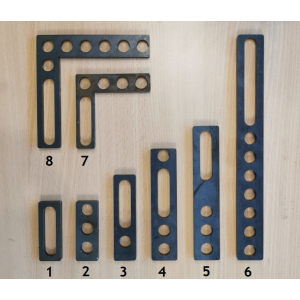 Universal-Anschläge SYSTEM16 10 mm stark für Schweißtisch