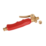 Propan- Handgriff ergo mit Abgedecktem Sparventil, 3/8"Iks.a. x M14 x 1a