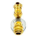 Kesselanschlusseinheit für Propanflasche mit Schnellkupplung NW7.2